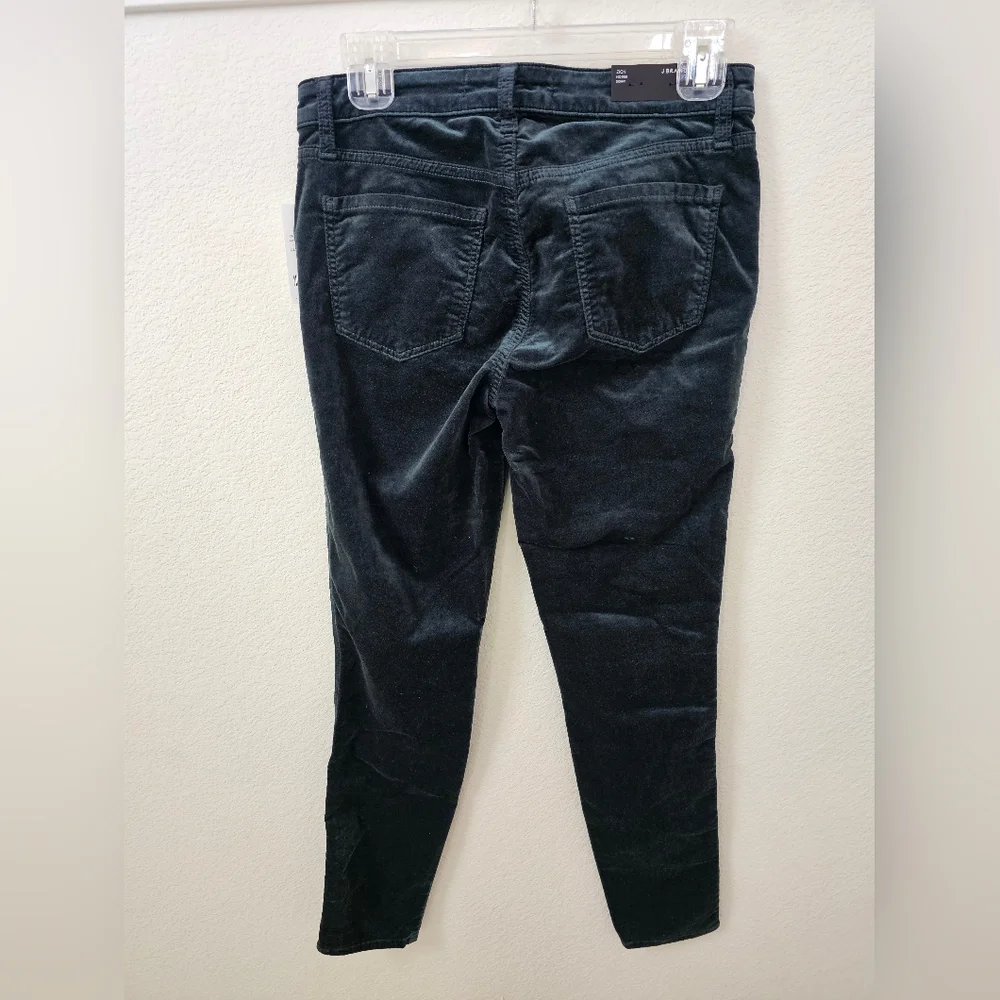 J Brand Zion Mid-Rise Velvet Skinny Jeans in Moorland - Size 27 - NWT